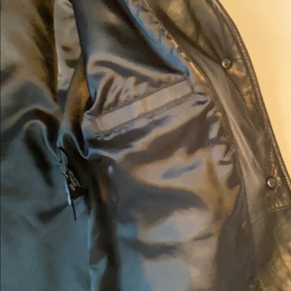 Kenneth Cole Reaction black leather jacket - Picture 5 of 14